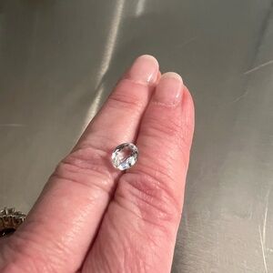 Single Loose 6.33 Ct. Oval Faceted Aquamarine Stone